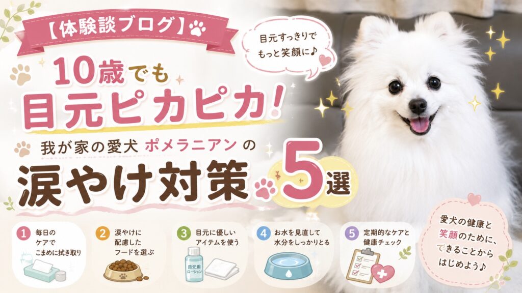 愛犬涙やけ対策