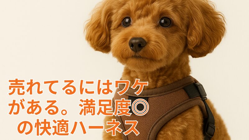 トイプードルのハーネス