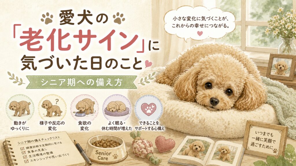 愛犬の老化サイン